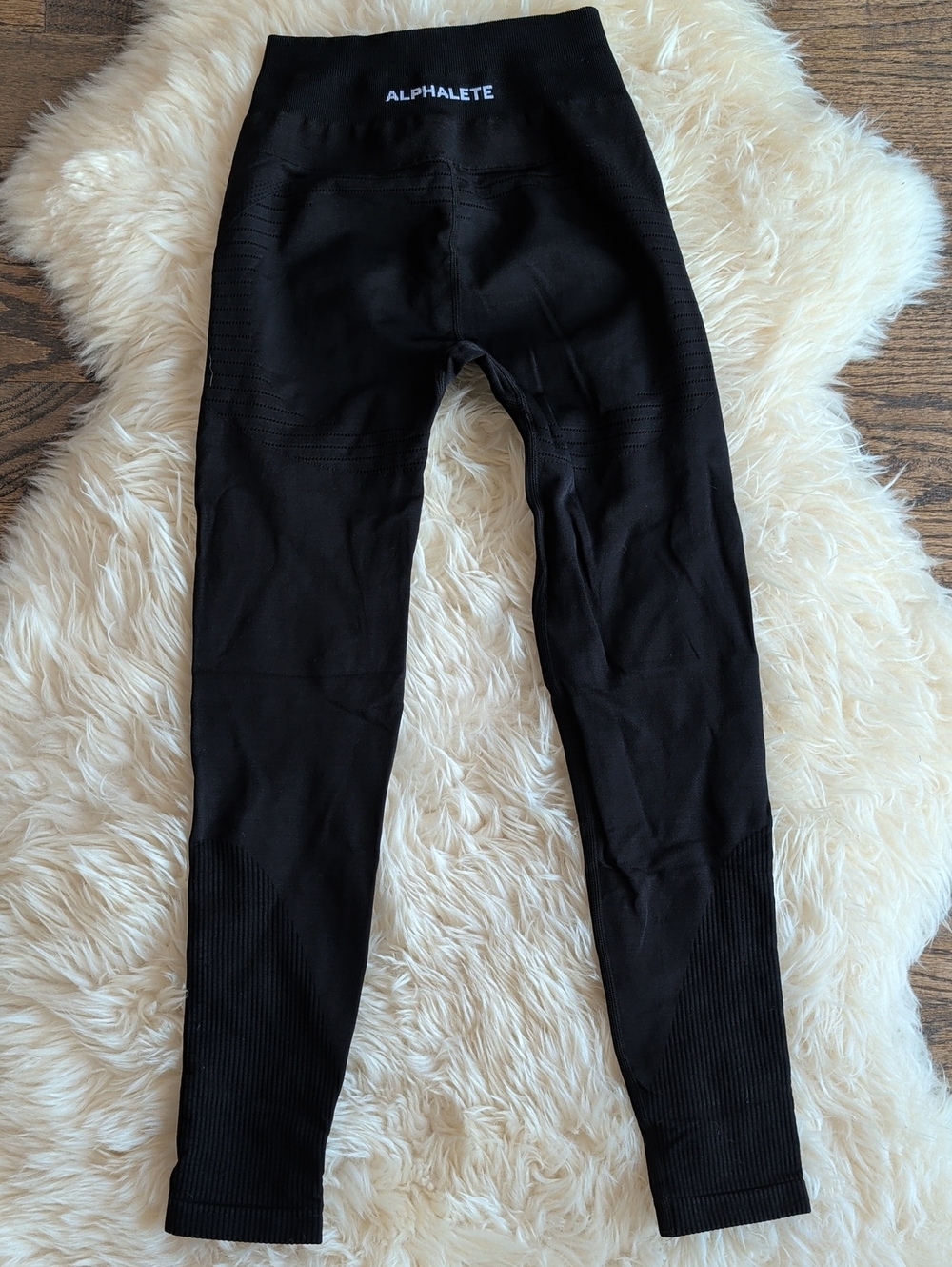 Alphalete Black High-Waist Seamless Leggings